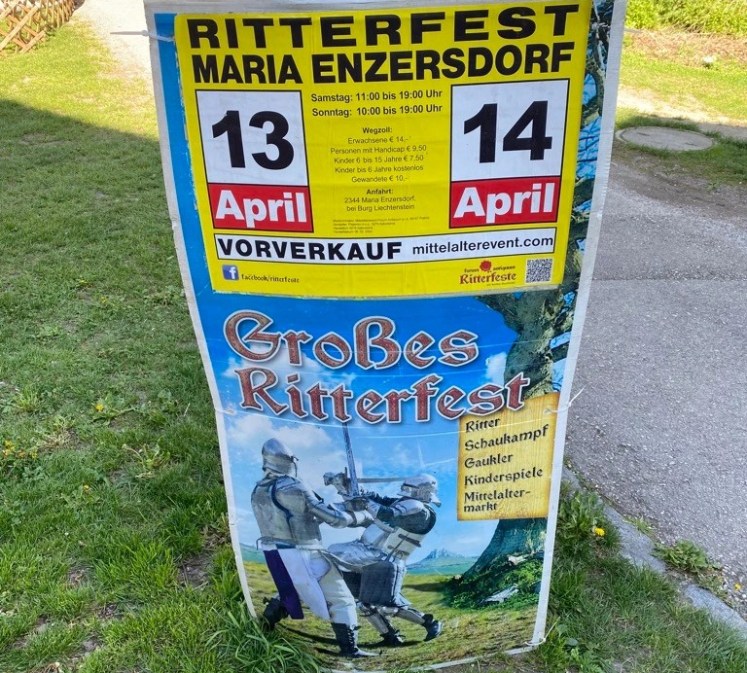 Ritterspektakel vor der Burg&nbsp;Liechtenstein